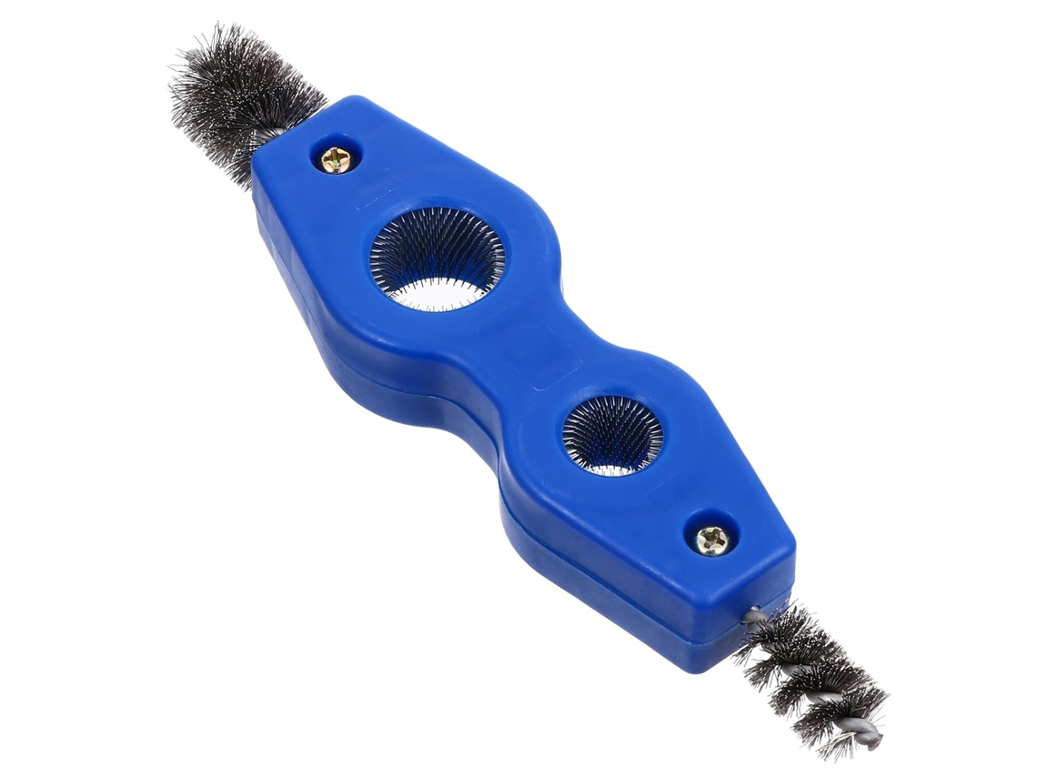 Escova De Aço Com Fio Para Limpeza De Baterias E Peças De Solda, Removendo Ferrugem.