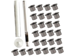 Kit De Ilhós Metálicos Pequenos Com Ferramentas Instalação Para
