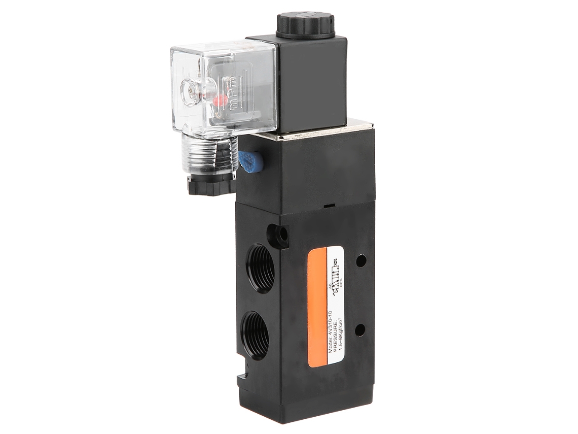 Válvula Direcional Electromagnética Laxiscreed G3/8, 2 Posições, 5 Vias, Controlo Por Piloto
