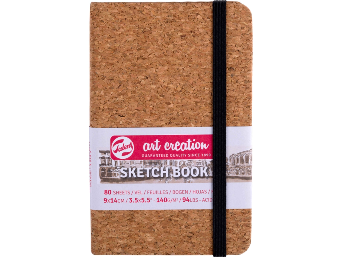 Caderno Para Desenho Com Capa De Cortiça Talens