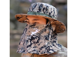 Chapéu de Pesca Camuflado Protetor Solar
