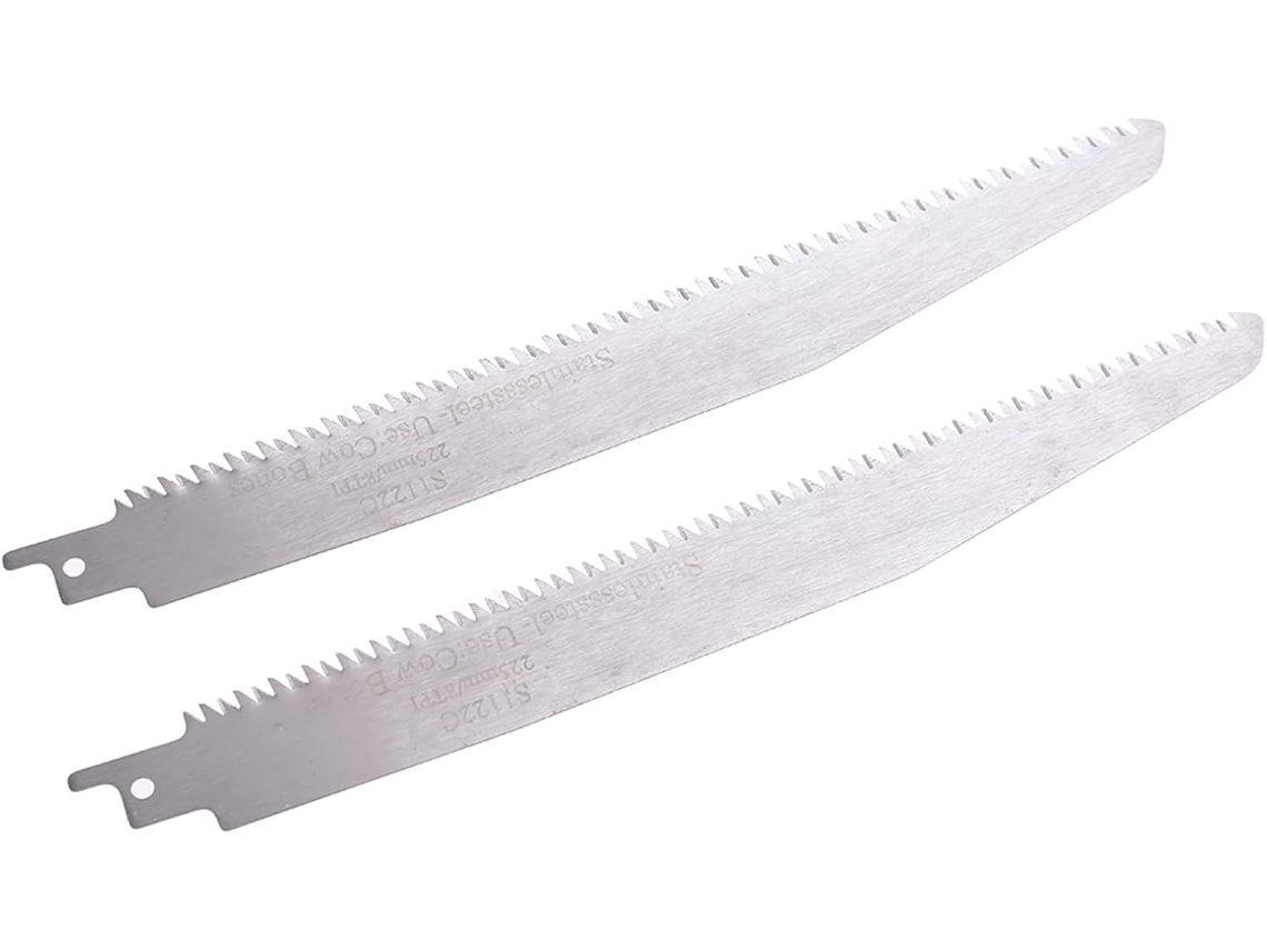 Lâmina De Serra De Aço Inoxidável De 9 Polegadas Para Cortar Osso, Carne, Metal E Madeira, Modelo S1122c, 2 Unidades