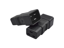 Adaptador Iec320 C20 Para C19, 16a, Pvc, Equipamento De Rede