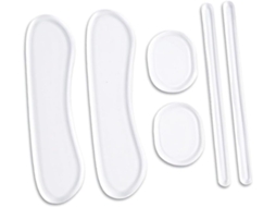 Protetores De Calcanhar Em Gel Antifricção Sherchpry 3 Peças, Transparentes, Para Uso Com Calçados Fechados E Atividades