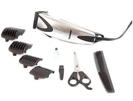 Máquina de cortar cabelo e navalha M01298 Preto, Prata TELEFUNKEN