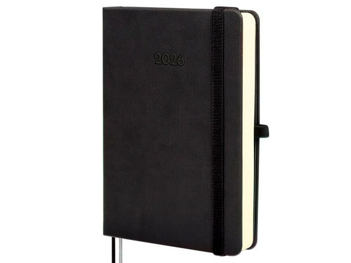 Agenda Finocam Mínimal Textura Preto 11,8 X 16,8 Cm 2026