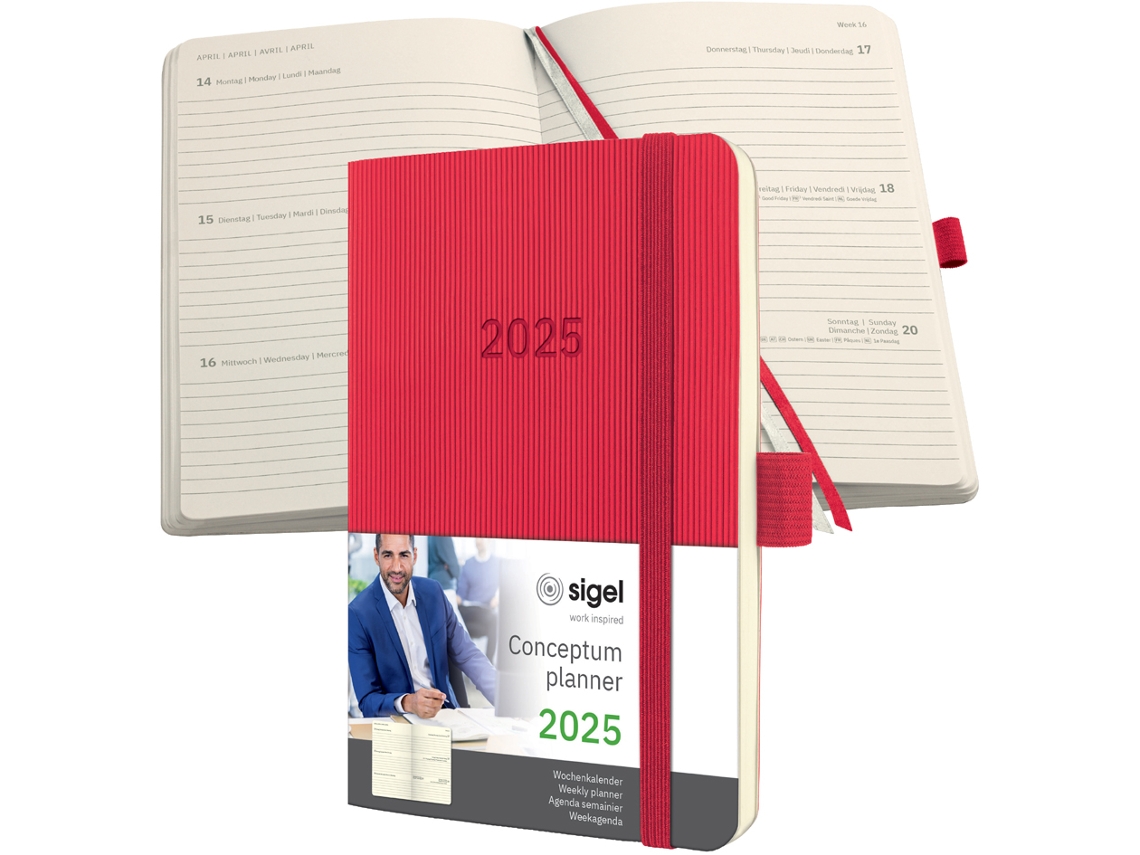 Calendário de Bolso SIGEL Conceptum 2025 Aprox.