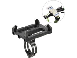 Lurelia Suporte Para Telemóvel De Bicicleta, Em Alumínio, Cor Preto, Para 3,6 A 6,2 Polegadas