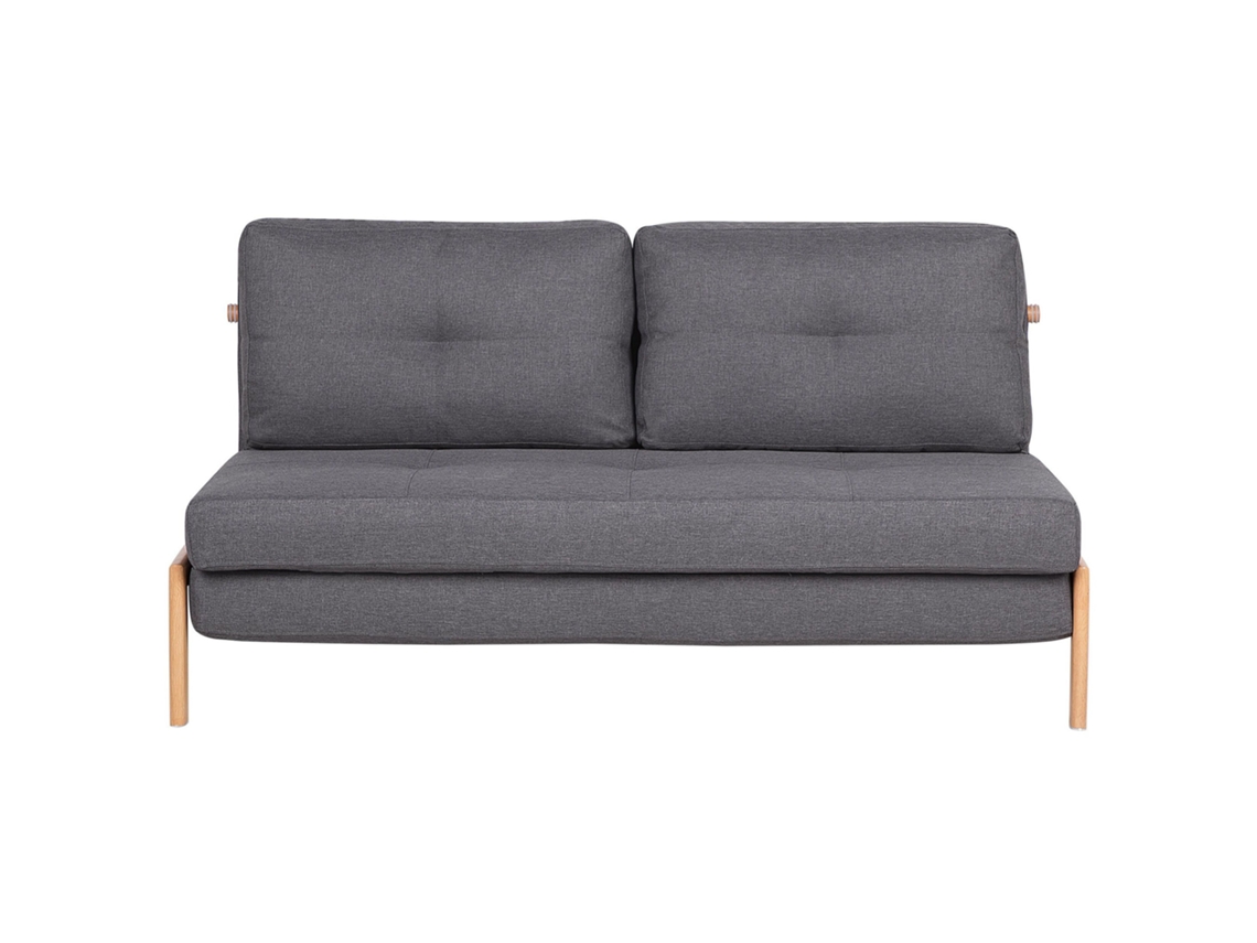 Sofá Cama Beliani Edland De Tela Gris 152x94x76