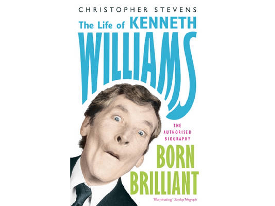 Livro Kenneth Williams Born Brilliant de Christopher Stevens (Inglês)