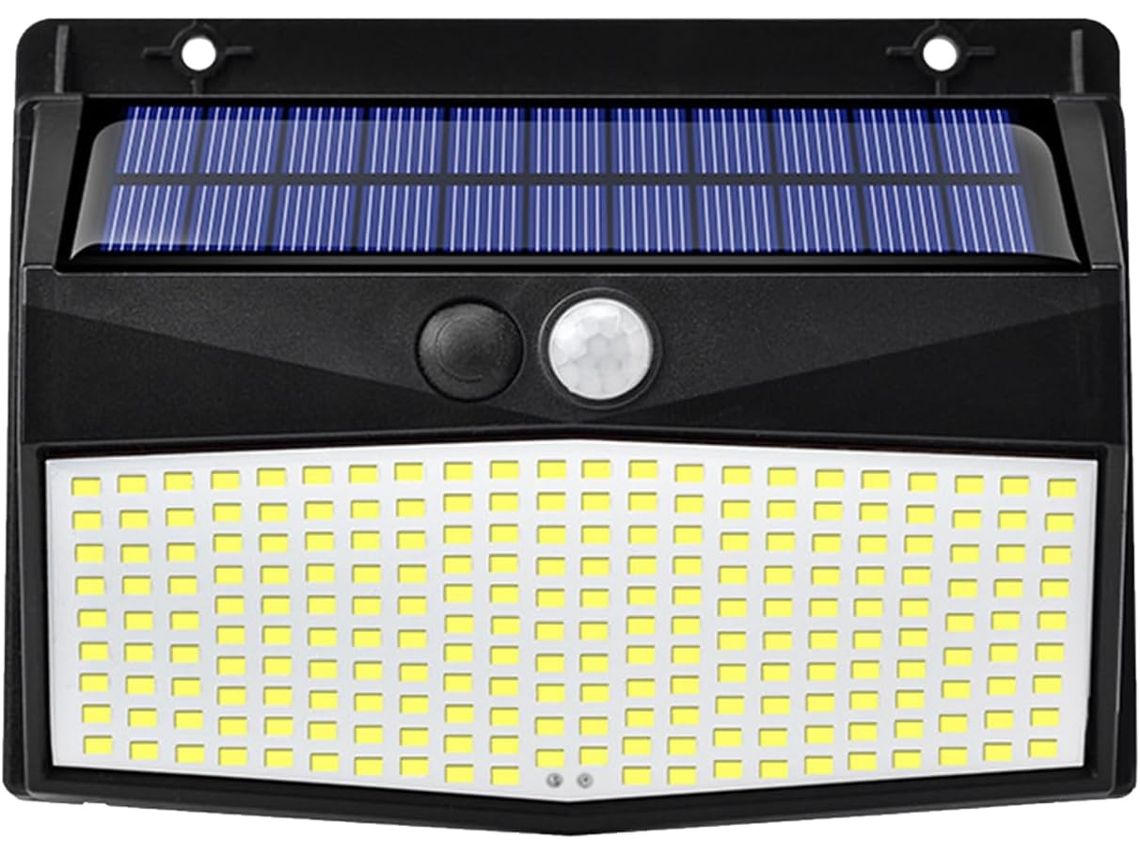Luminária De Parede Solar Externa Com Sensor De Movimento 3
