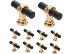 Gadpiparty Conjunto De 10 Puxadores Botões Para Portas Armários, Com Furo Único, Ideais Para Cozinhas, Cômodas E
