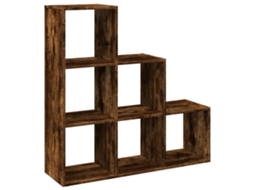 Room Divider Bookcase, Room Divider Bookcases Vidaxl Marrom Madeira Processada (99 X 29 X 99 Cm)