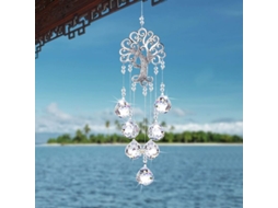 Brinco de Sol de Cristal, Prisma, Decoração de Janela | S/MARCA