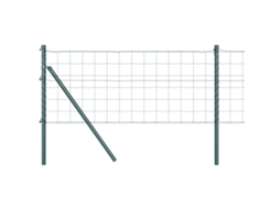 Conjunto 1 Cerca Externa Vidaxl Verde Aço (25 X 0,8 M)