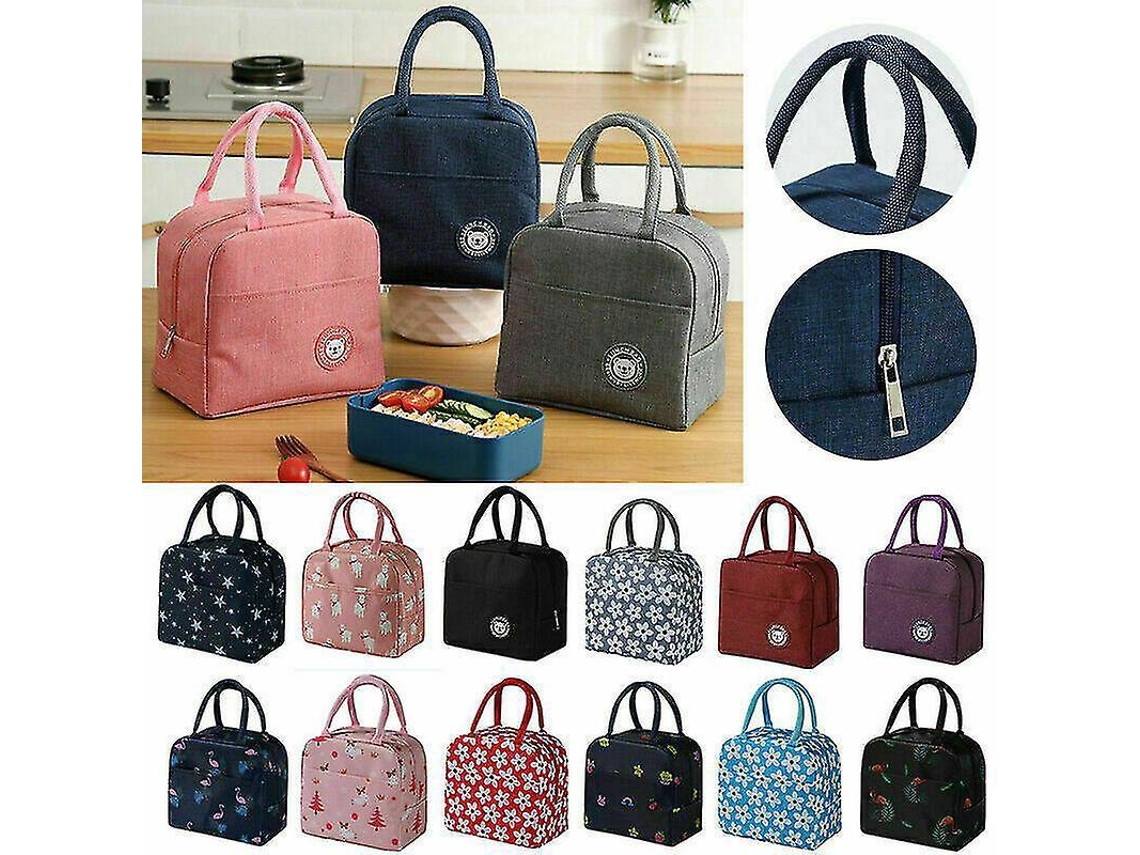 Lancheira térmica Aquaforge Pink Alpaca para adultos e crianças