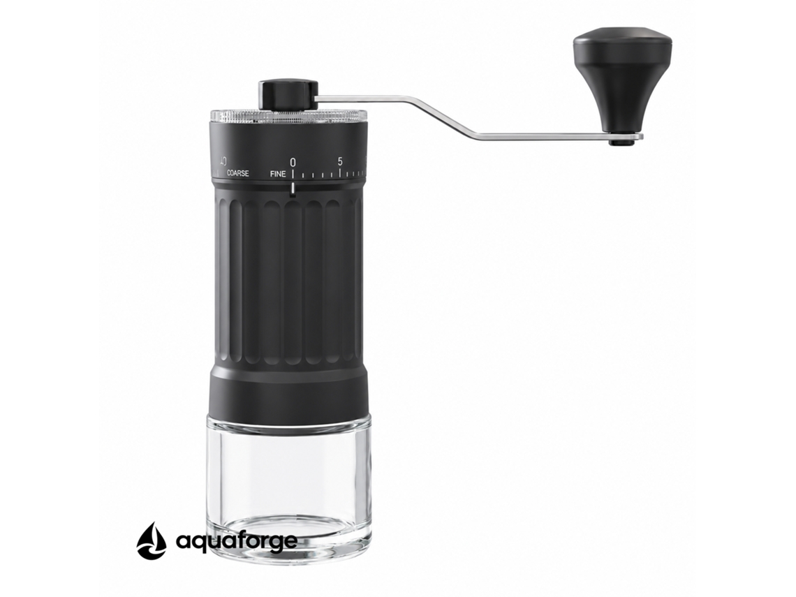Moinho Manual De Café Aquaforge M5pro Com Moagem Ajustável E 25 G Para Café