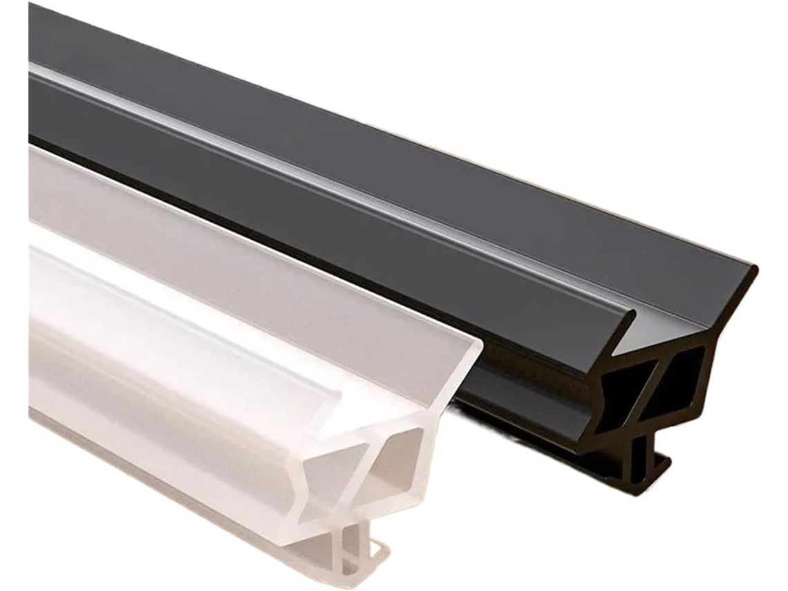 Fita De Silicone 8m Para Vedação Janelas E Portas Correr Com Folga 3a 9mm, Resistente Ao Vento E Som Translúcida, 2 Metros