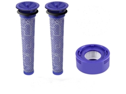 Para Dyson 2pc V7 V8 Filtro de Substituição E Pré-filtro Para Dyson V8 V7 Pré-filtro Pré-filtro Do Motor Zeuxo