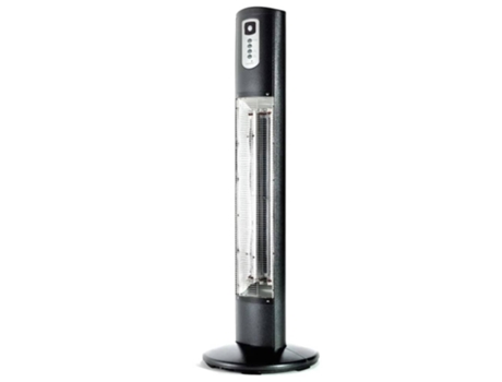 Sunred Aquecedor pátio Helios 2950W fibra carbono preto HDI12