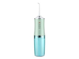Irrigador Oral Fio Dental Elétrico Portátil Para Limpeza Oral E Dentária Limpador De Dentes Verde 1 Bico Yizhood