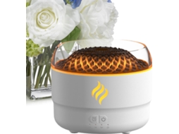 Umidificador De Névoa Refrescante Com Chama E Purificador Ar Para Aromaterapia Em Ambientes Internos