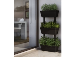 Vidaxl Floreiras De Jardim 6 Pcs 100 Cm Antracite