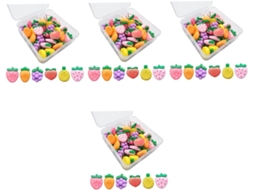 120 Alfinetes De Frutas, Coloridos Para Murais E Artesanato