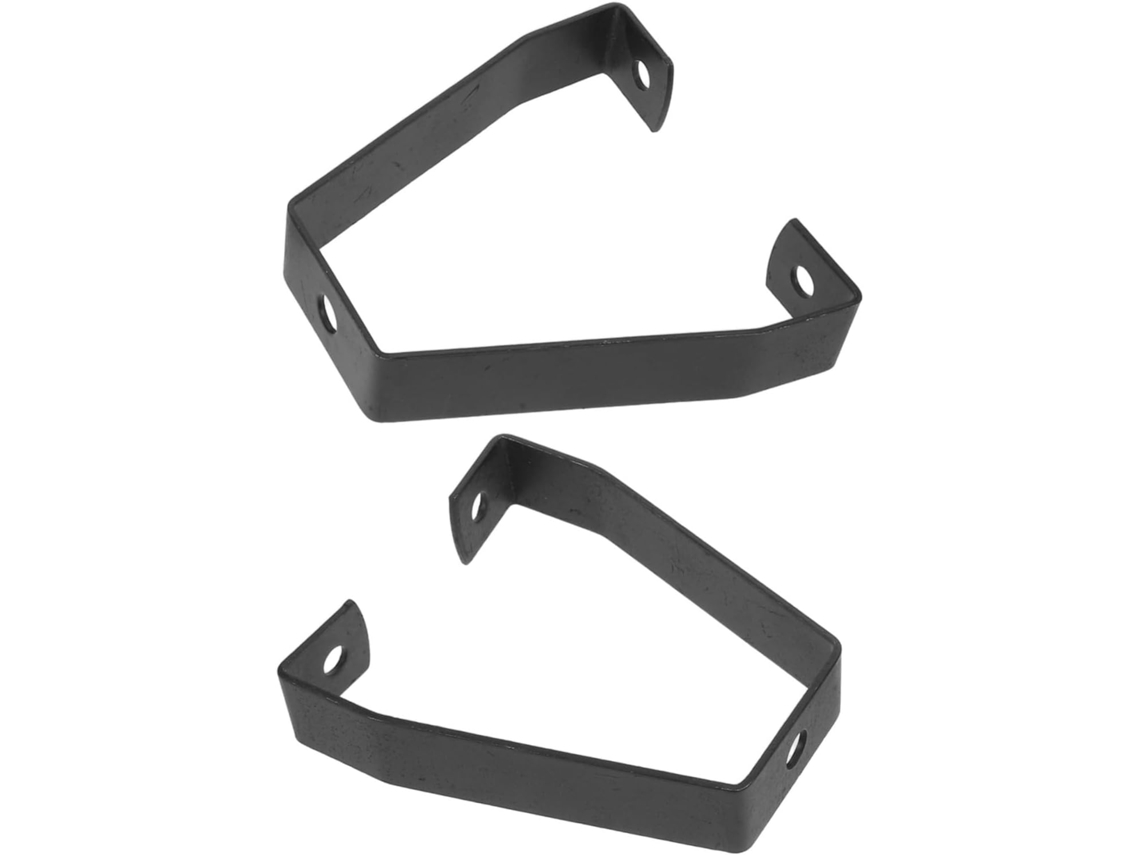 Suporte De Encosto Para Motocicleta (2 Peças) - Suporte Para Assento De Motocicleta - Preto