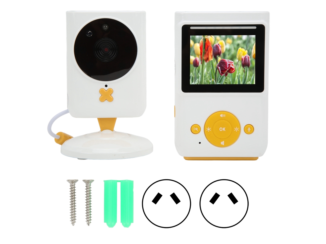 Monitor De Bebê (tela Lcd De 2,4 Polegadas, Alarme De Choro)