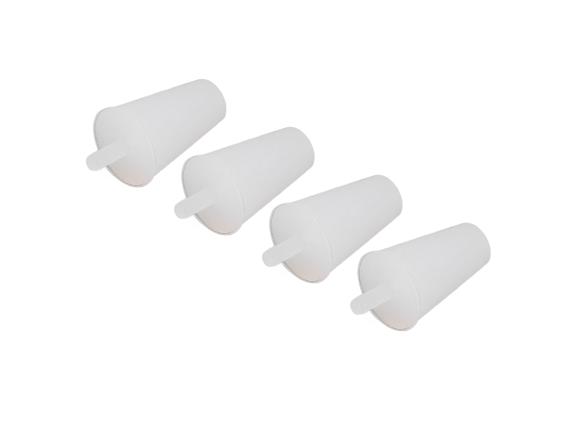 20pcs Plug Silicone Tapered Resistente À Alta Temperatura