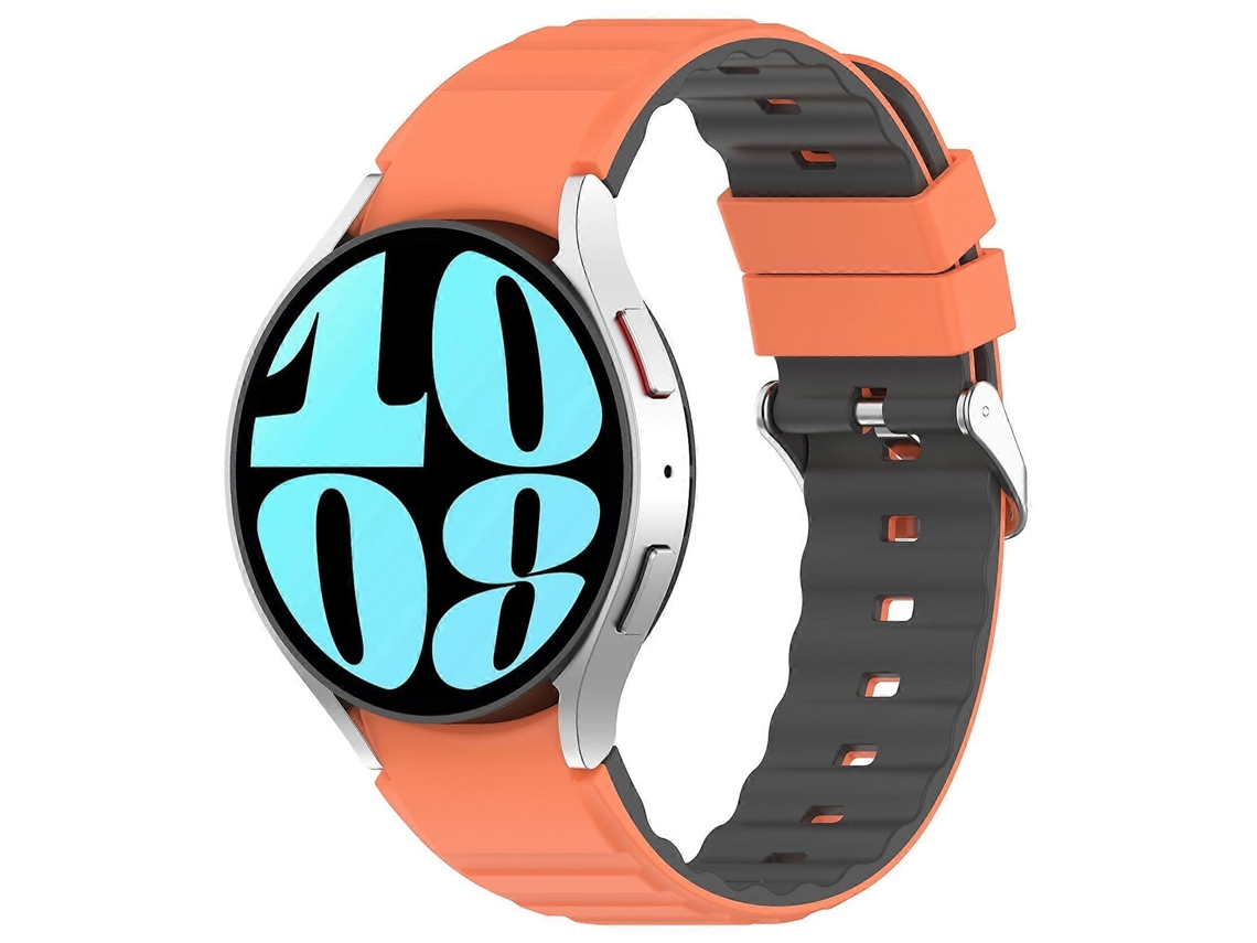 Pulseira De Silicone Horizontal Bicolor
