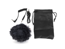 Mini Portable 3.5mm Condenser Microphone Phone Video Record Camera Interview Mic With Muffgold LAXISCREED