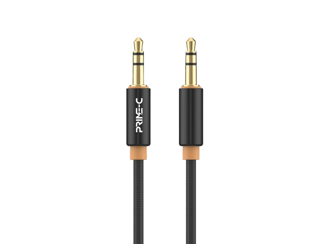Cabo De Áudio Prime-c De 3, 5 Mm Com 4 Polos, Microfone E Controle De Volume, 3 Metros.