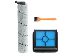 Conjunto de 3 Escovas Cilíndricas para Lavadora Pisos Deerma Vx100, Filtro Lavável para Aspirador de Pó e Lavadora BRILVIBERA