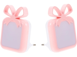Conjunto De 2 Luminárias Cabeceira Decorativas Em Led Com Sensor Luz,
