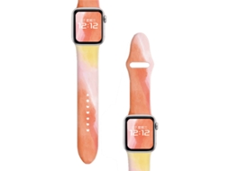Cinto de Relógio de Silicone EOOCOO (design Impresso para Apple Watch)