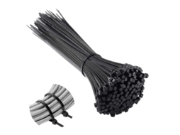 Pacote Com 100 Abraçadeiras De Nylon 200 Mm X 2,7 Mm, Profissionais E Pretas.-aquaforge
