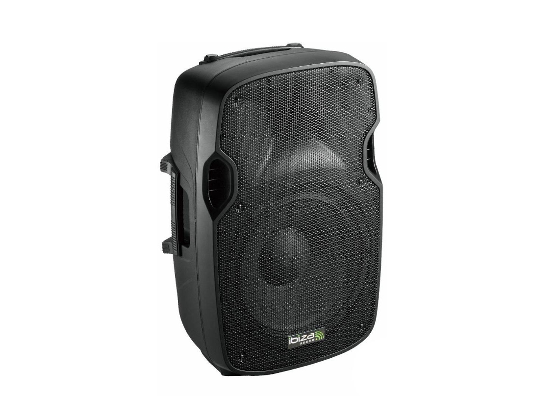 G-XTK15A :COLUNA AMPLIFICADA 2 VIAS 15'' 600Wmáx ABS IBIZA