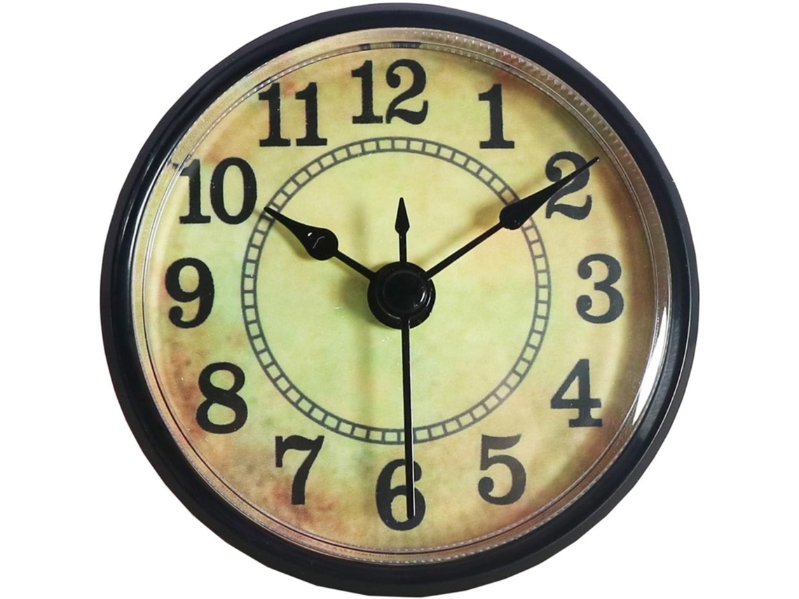 Relógio De 70 Mm Com Mecanismo De Quartzo Artesanal, Mostrador Redondo Com Numerais Romanos/arábicos