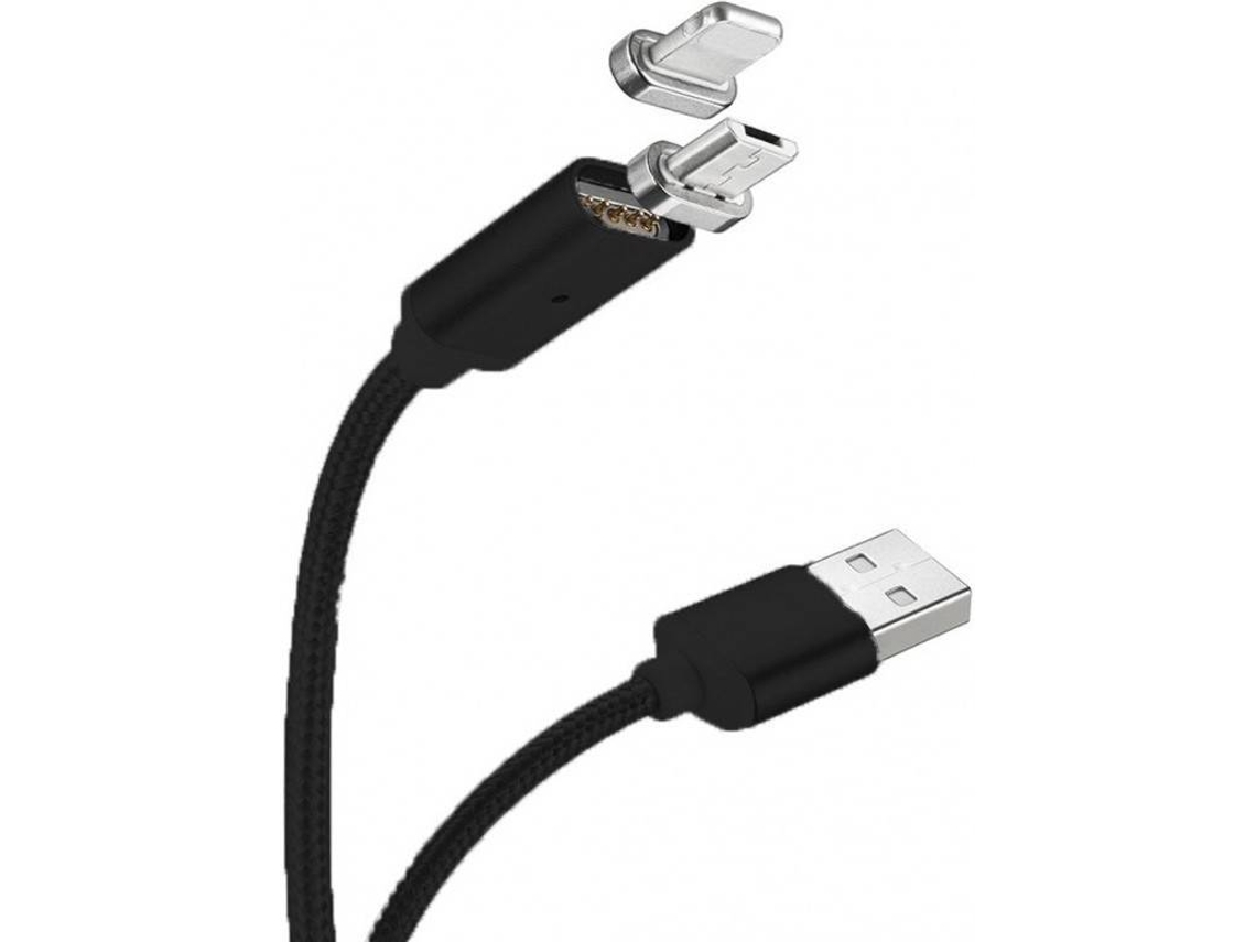 Cabo CYOO 3120174 (USB - Micro-USB - Lightning - Preto)