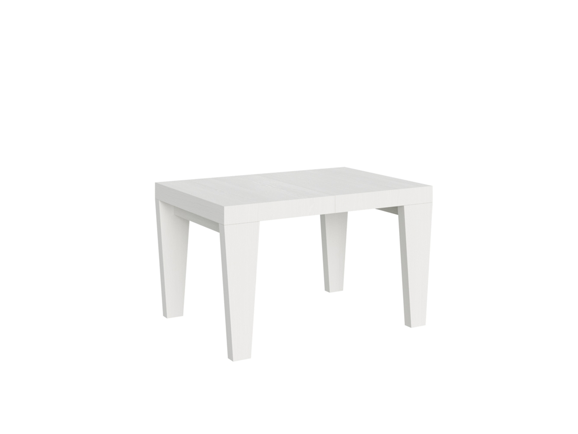 Mesa Extensível 140/400x90 Cm Spimbo Freixo Branco Itamoby
