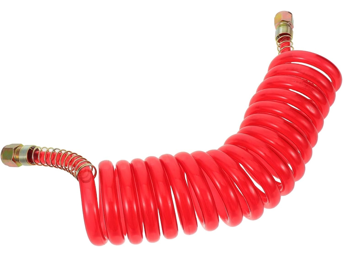 Mangueira De Refrigeração De Freio Em Pu Vermelho, Resistente Ao Desgaste, Com Estrutura De Mola Helicoidal, Diâmetro