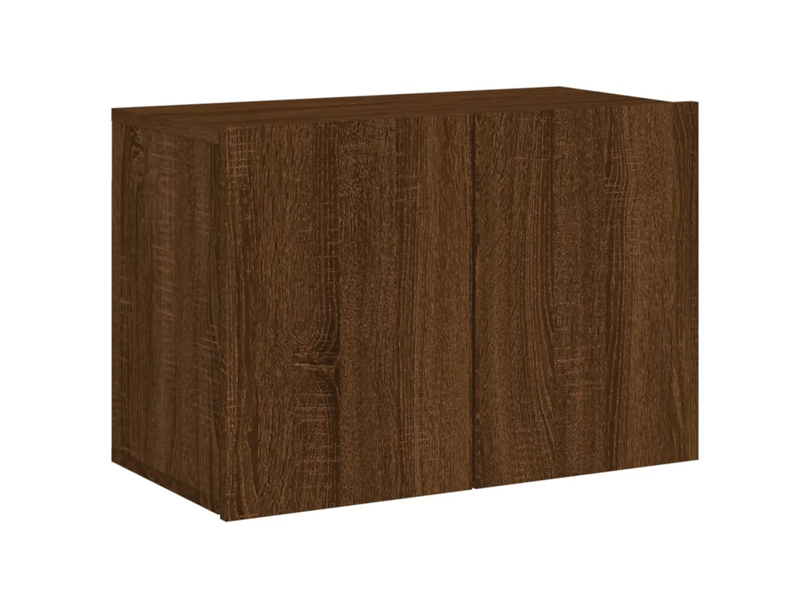 Tv Cabinet, Tv Cabinets Vidaxl Marrom Madeira Processada (n/a)
