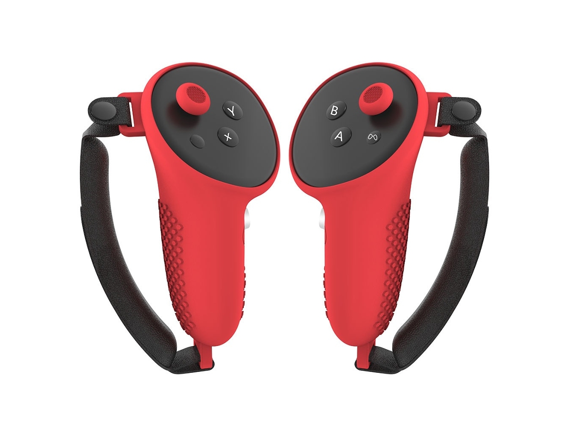 Controlador Elysve Capa De Silicone Para Meta Quest 3 (vermelho)