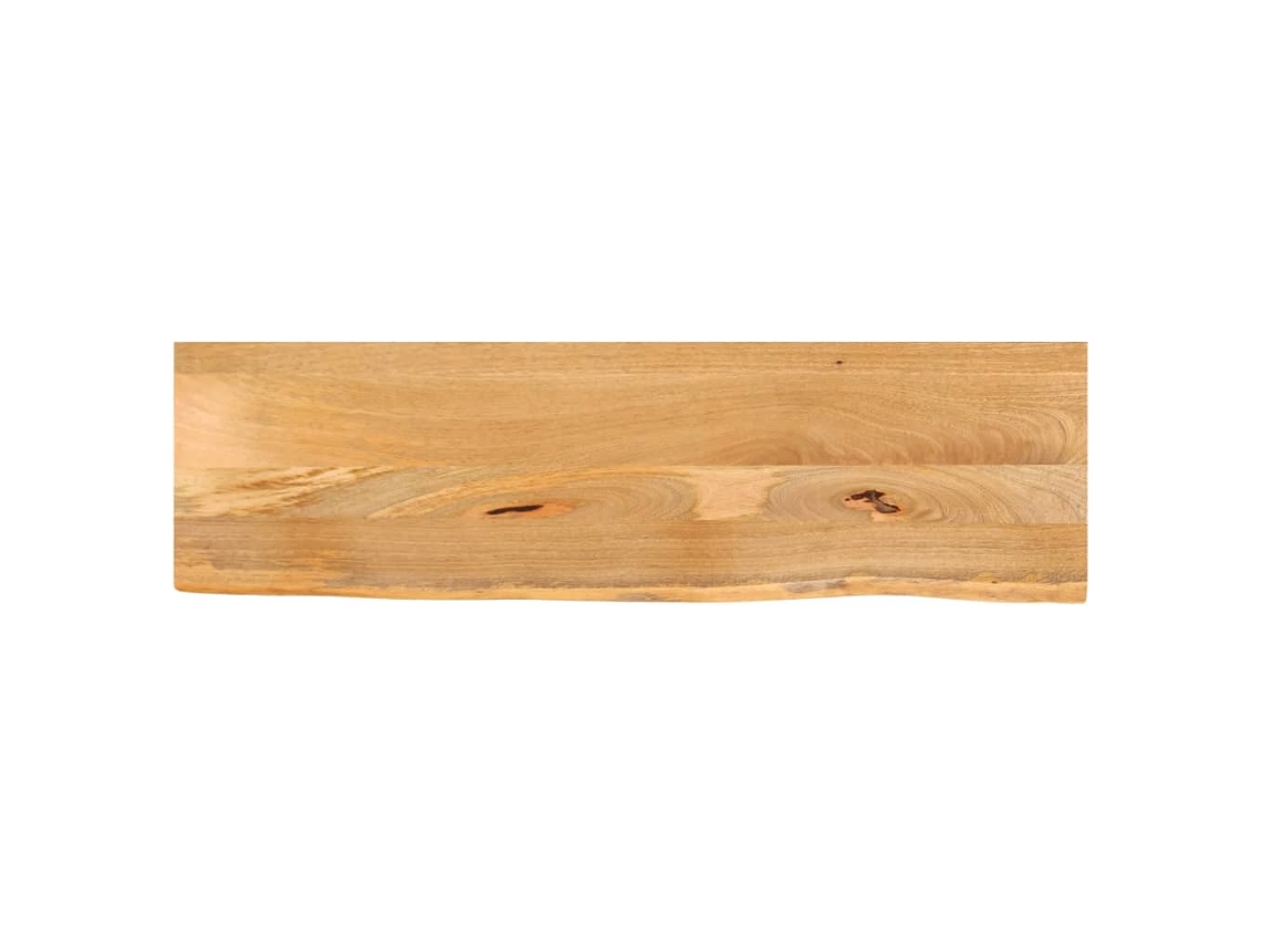 Vidaxl Tampo De Mesa C/ Borda Viva 100x30x2,5 Cm Mangueira Maciça