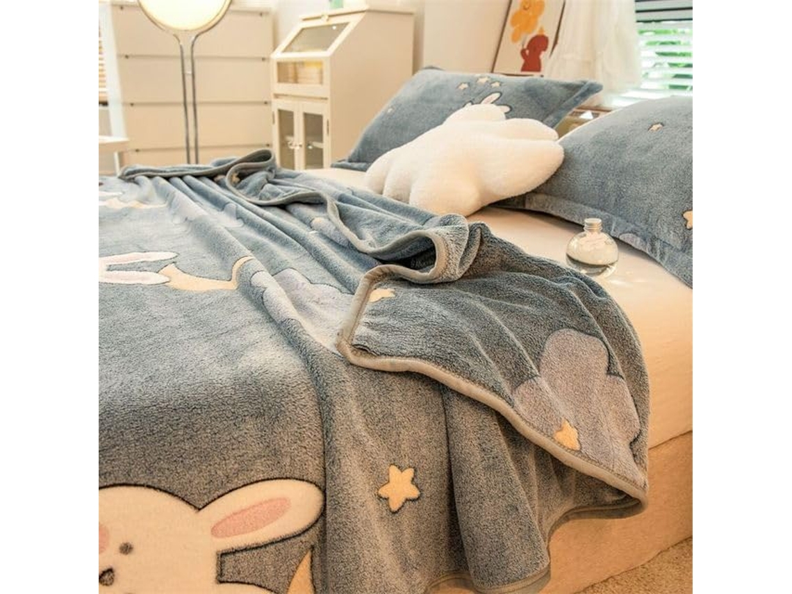 Mantas de Flanela Coral Fleece Macias e Quentes para Camas Imitação Pele Vison Manta Sofá Cor Sólida Inverno,