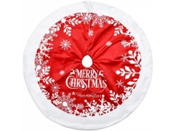 Saia de Árvore de Natal Nova Line, Neve, Folhas, 6 polegadas | S/MARCA