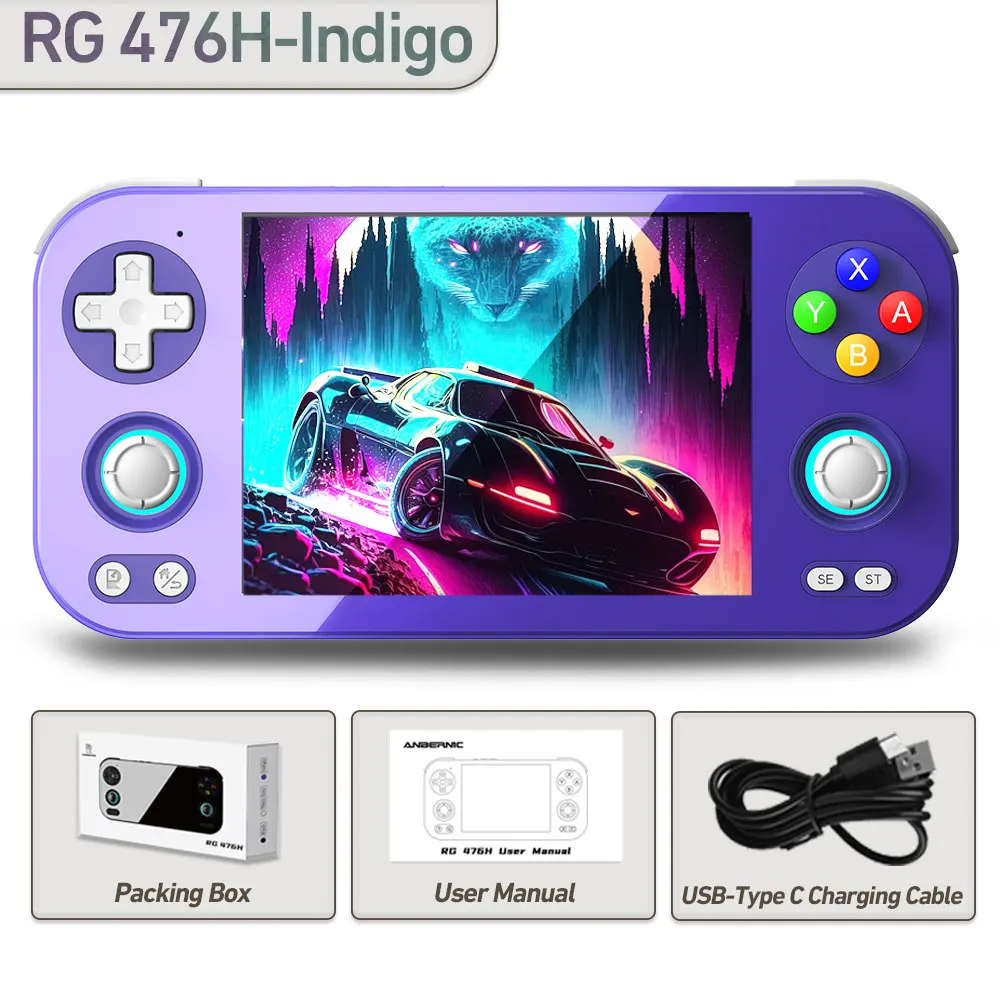 Conjunto de 128g Consola de Jogos Rg477m 4.7 Player MDUG