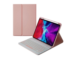 Lurelia Capa Com Teclado Bluetooth Para Ipad Air 4 Retroiluminação